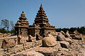 Mamallapuram - Tamil Nadu. The Shore Temple. 